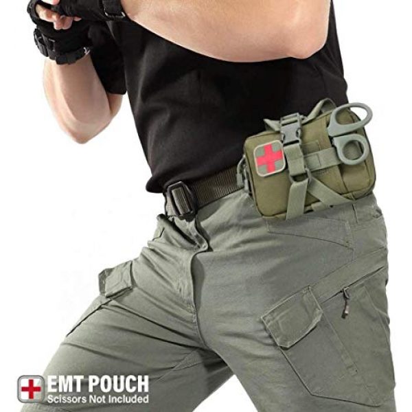 ACOMOO Tactical Pouch 4 ACOMOO Tactical Pouch Tear-Proof Molle Medical Pouch Tearable First Aid Kit, Emergency Bag for Outdoor Hiking