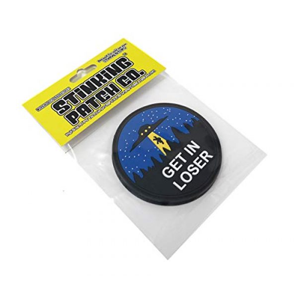 Stinking Patch Co. Airsoft Morale Patch 7 Get in Loser PVC Rubber Morale Patch | Funny Tactical Patch