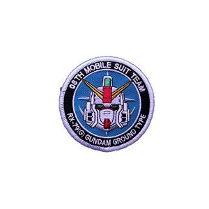 Generic Airsoft Morale Patch 1 Mobile Suit Gundam RX-79 Ground Military Hook Loop Tactics Morale Embroidered Patch