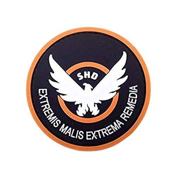 Morton Home Airsoft Morale Patch 1 Morton Home Airsoft -Game -Cosplay The Division SHD Rubber 3D PVC Badge MORCLA Patch (Yellow) (2)