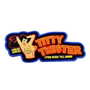 PVC PATCH Airsoft Morale Patch 1 Titty Twister Military Hook Loop Tactics Morale PVC Patch (color2)