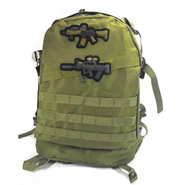 Military Ba Airsoft Morale Patch 7 Military Ba Light Machine Gun PVC Morale Patch