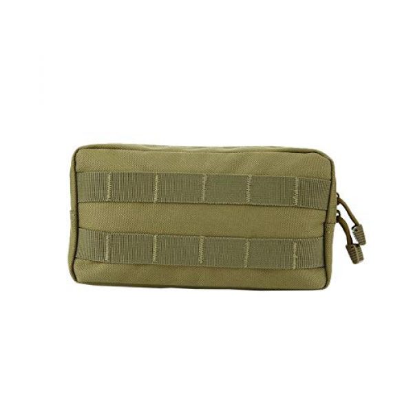 anyilon Tactical Pouch 2 anyilon Multifunction Tactical Molle Pouch Zipper Closure Large Waist Pack Outdoor Backpack Attachment Camping Hiking Pouch