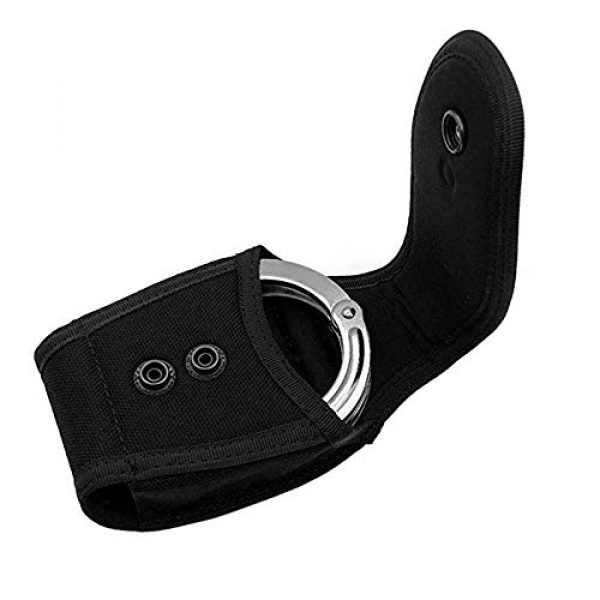 YASHALY Tactical Pouch 1 YASHALY Handcuff Case, Handcuff Holder Handcuffs Law Enforcement Military Standard Belt Loop Pouch Outdoor Hunting Bag Tool