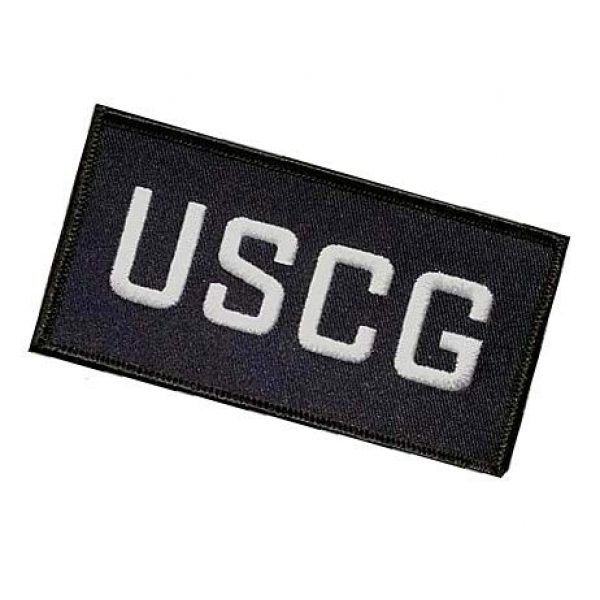 Embroidery Patch Airsoft Morale Patch 3 USCG Military Hook Loop Tactics Morale Embroidered Patch