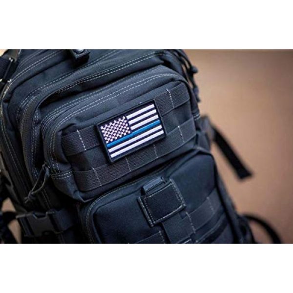 ASA Techmed Airsoft Morale Patch 7 ASA Techmed 4 Pack Black and White US USA Flag Embroidered Patch Military Iron On Sew On Tactical Morale Patch for Hats Backpacks Caps Jackets + More