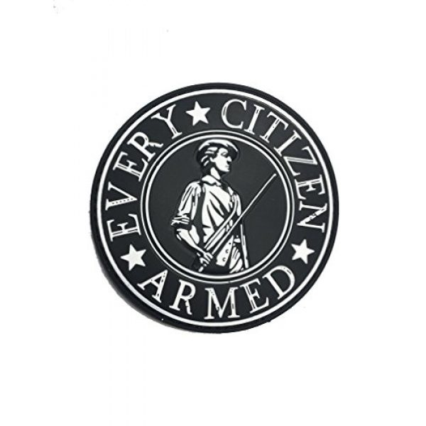 Empire Tactical USA Airsoft Morale Patch 1 3" Every Citizen Armed Patriot military morale Patch (hook/loop)