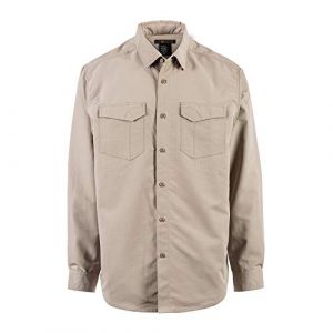 5.11 Tactical Shirt 1 Tactical Fast-Tac Long Sleeve Shirt, Khaki, Medium