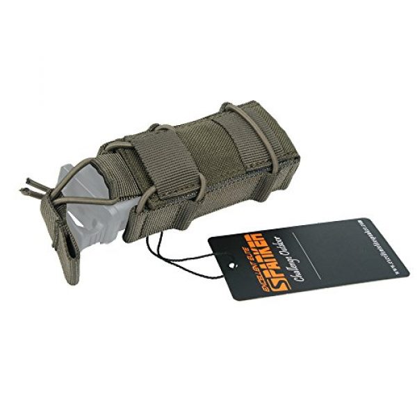 EXCELLENT ELITE SPANKER Tactical Pouch 1 EXCELLENT ELITE SPANKER Open Top Single Pistol Mag Pouch Flashlight Holder Magazine for Glock19 M1911 Magazines
