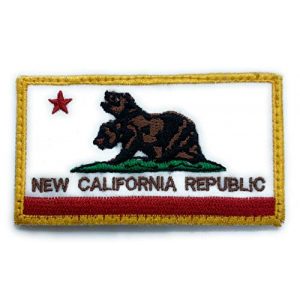 Almost SGT Airsoft Morale Patch 1 New California Republic Patch Fallout - Funny Tactical Military Morale Embroidered Patch Hook Backing