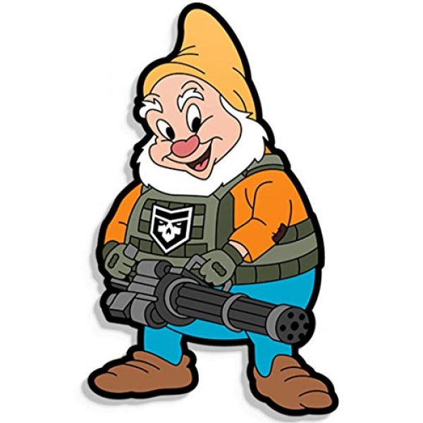 PatchOps Airsoft Morale Patch 1 PatchOps Parody Dwarf Squad Happy PVC Tactical Morale Patch