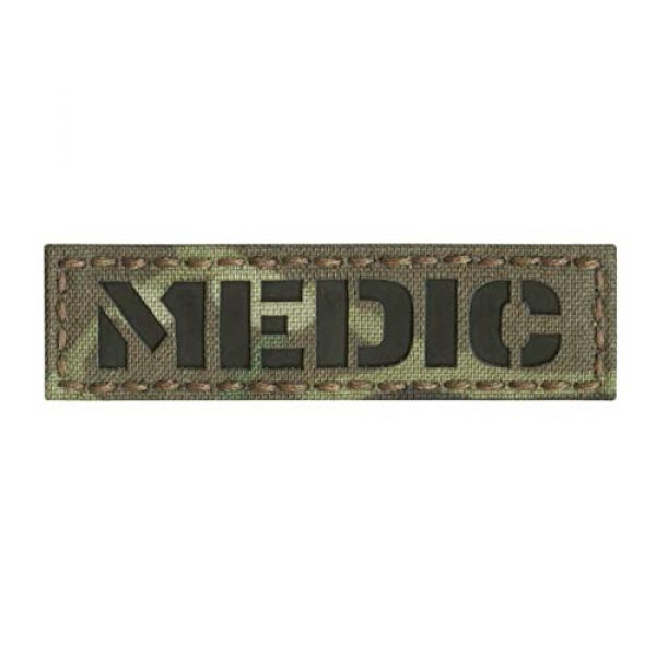 Tactical Freaky Airsoft Morale Patch 1 IR Multicam Medic MED 1x3.5 EMS Paramedic Tactical Morale Hook-and-Loop Patch