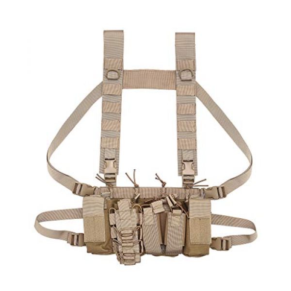 DODO DEER Tactical Pouch 4 Tactical Drop Dump Pouch Molle Tool Pouch with Hook & Loop Carrying Kit Bag for Vest Chest Rig