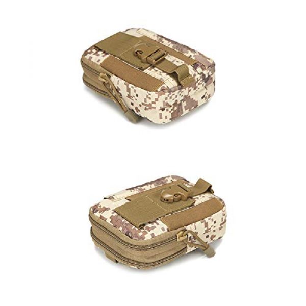 NEDVI Tactical Pouch 7 NEDVI Tactical Waist Pack Multi-Purpose EDC Pouch Bag, Radio Cases Cell Phone Holster,Tactical Bag Pouch Fanny Pack Pocket for Sports Travel Hiking Running Cycling Camping