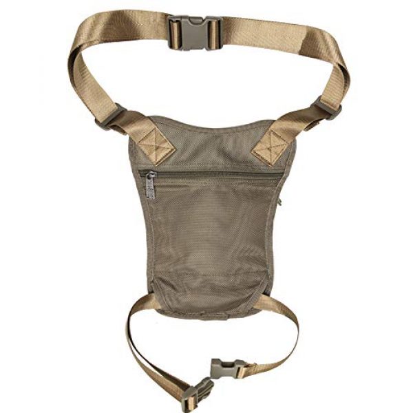 Larswon Tactical Pouch 4 Larswon Thigh Pack, Leg Bag Thigh Pouch Bag Tactical Waist Bag Motrocycle Bag Waterproof Green