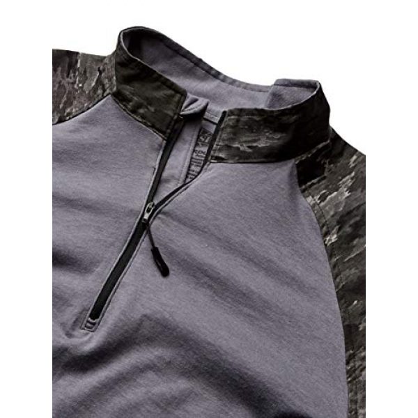 Tru-Spec Tactical Shirt 4 Combat Shirt, A-TACS Au-x Xtreme BDU 1/4 Zip, Ll, A-TACS Au-X, Large/Large