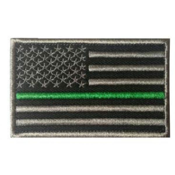 Tactical Embroidery Patch Airsoft Morale Patch 1 US Flag Embroidery Patch Military Tactical Morale Patch Badges Emblem Applique Hook Patches for Clothes Backpack Accessories