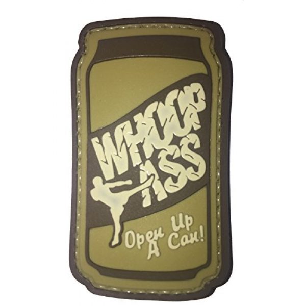 DDT VETERAN OWNED AND OPERATED Airsoft Morale Patch 1 DDT Can of Whoop A PVC Morale Patch