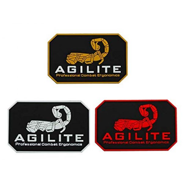 Tactical PVC Patch Airsoft Morale Patch 1 Scorpion Unit PVC Military Tactical Morale Patch Badges Emblem Applique Hook Patches for Clothes Backpack Accessories