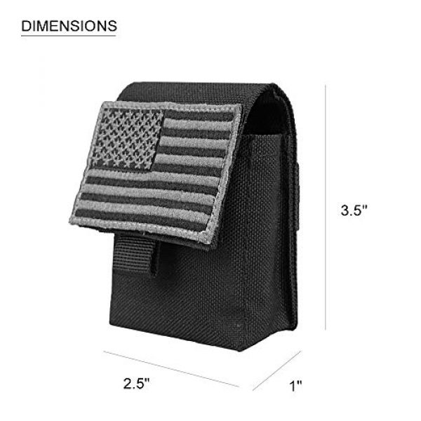 AMYIPO Tactical Pouch 2 AMYIPO Multi-Purpose Compact Waist Bags Small Utility Pouch Military Molle Pouch Tactical Sundries Storage Bag