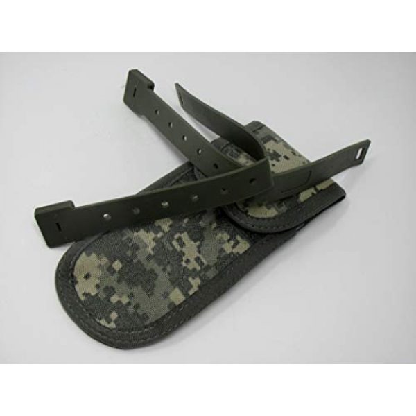 Made in USA Tactical Pouch 1 USA Made Green and ACU Camo Nylon Large Sheath with Two Malice Clips Gerber