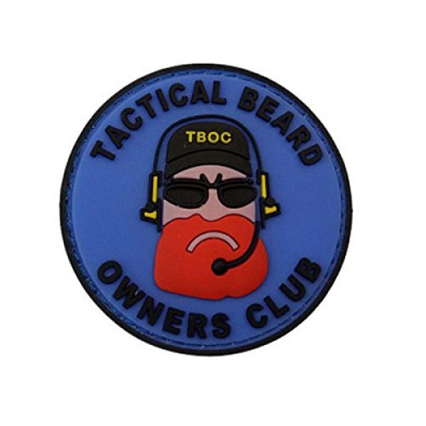 CAZZO Airsoft Morale Patch 4 Military PVC Rubber Morale Patch,3 Pcs Tactical Bread Patches for Backpack,Jacket, Coat,Vest