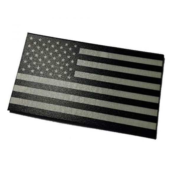 Empire Tactical USA Airsoft Morale Patch 1 (Forward) Mi-spec Ultra Glow in The Dark American US Flag Uniform Morale Patch