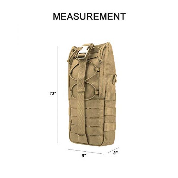 AMYIPO Tactical Pouch 6 AMYIPO Water Bottle Pouch Molle Tactical Holder Storage Bag