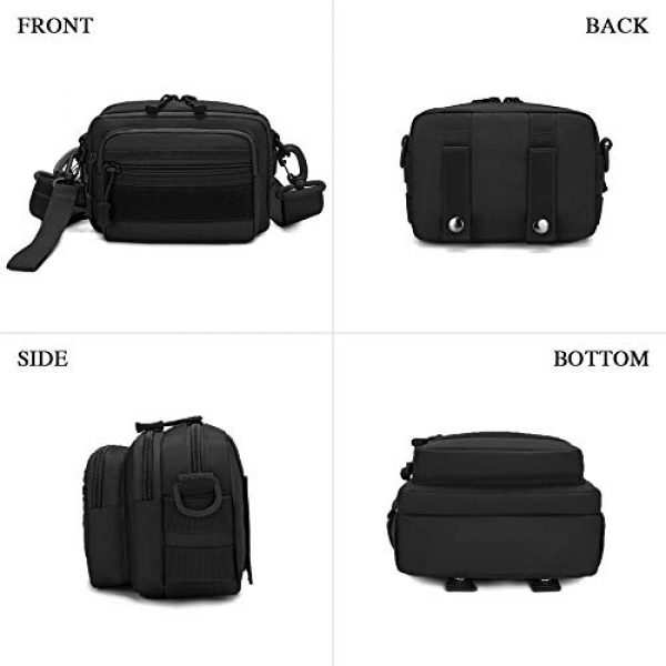 Huntvp Tactical Pouch 3 Huntvp Tactical Utility MOLLE Pouch Outdoor Casual Messenger Bag Military Waist Belt Bag Pack Handbag