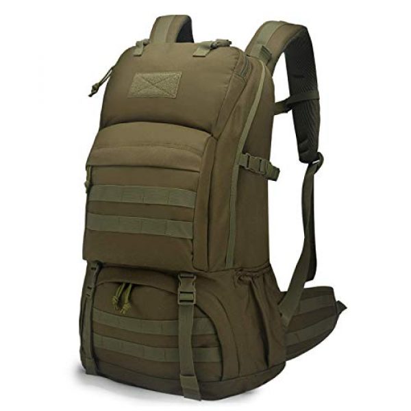 Mardingtop Tactical Backpack 6 Mardingtop Bundle Items: 40L Molle Hiking Tactical Backpack Khaki
