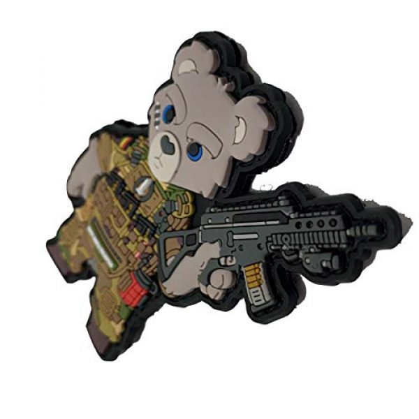 TacOpsGear Airsoft Morale Patch 2 Multicamo German Bundeswehr Tactical Teddy Patch