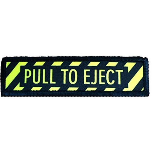 RedheadedTshirts Airsoft Morale Patch 1 1x4 Pull to Eject Morale Tactical Military Hook and Loop Patch Made in The USA
