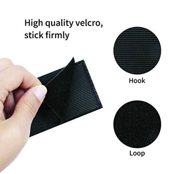 HarryMystery Airsoft Morale Patch 4 2 Pack Infrared IR Reflective USA American Reversed Flag Tactical Morale Fastener Hook and Loop Patch Forward and Reversed for Hats, Clothes, Backpacks, Uniforms, Tactical Gears, etc. (02)