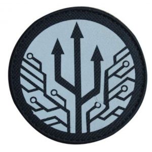 Tactical Embroidery Patch Airsoft Morale Patch 1 IR Mobile Task Forces Special Containment Procedures Foundation SCP Infrared Reflective Tactical Embroidery Patch Hook & Loop Morale Patch Military Patch for Clothing Accessory Backpack Armband