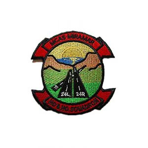 Embroidery Patch Airsoft Morale Patch 1 Marine Corps Air Station Miramar MCAS Miramar Military Hook Loop Tactics Morale Embroidered Patch