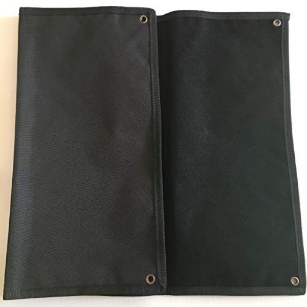 Hng Kiang Hu Airsoft Morale Patch 2 Tactical Military Combat Morale Patch Holder Display Board Hook & Loop Patch Panel (A-Black)