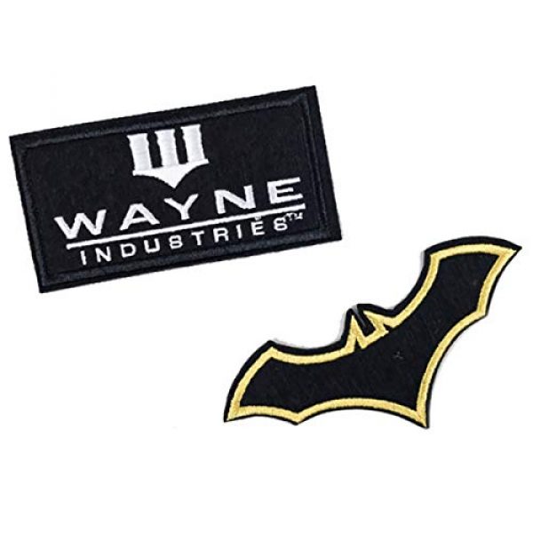 BATMAN Airsoft Morale Patch 3 Batman Emblem Patches Set for Bags, Coat, Jacket, Backpack, Ha,t Cap, Tactical Vest & More