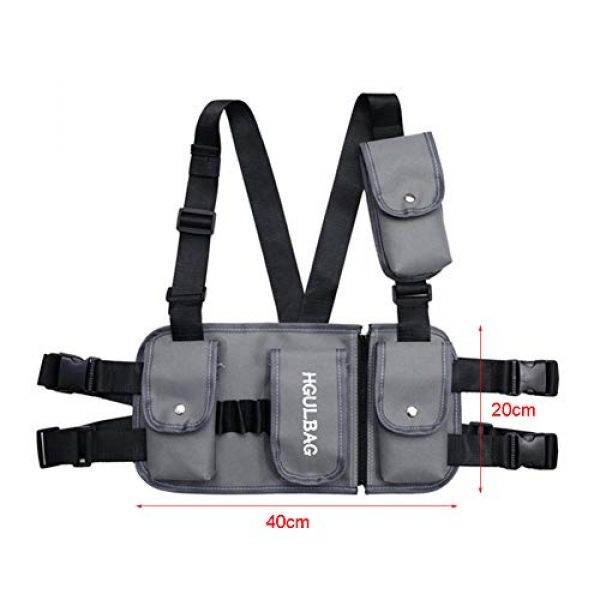 Peyan Tactical Pouch 7 Peyan Men Women Tactical Chest Rig Waist Bag Hip Hop Street Wear Shoulder Bag Harness Chest Front Pack