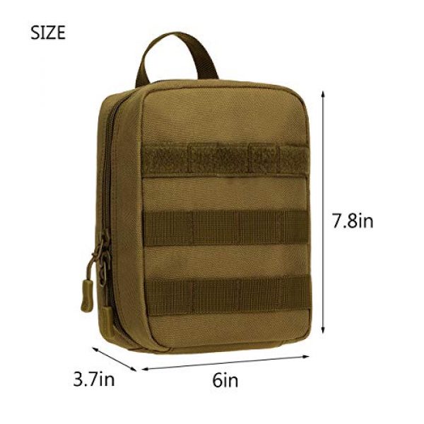 ArcEnCiel Tactical Pouch 5 ArcEnCiel EMT Molle Pouch Tactical Military IFAK Medical First Aid Kit Utility Bag