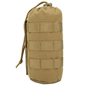 Dauerhaft Tactical Pouch 3 DAUERHAFT Durable Water Bottle Sleeve Bag Lightweight and Portable,Suitable for Camping,Hiking(Mud Color)