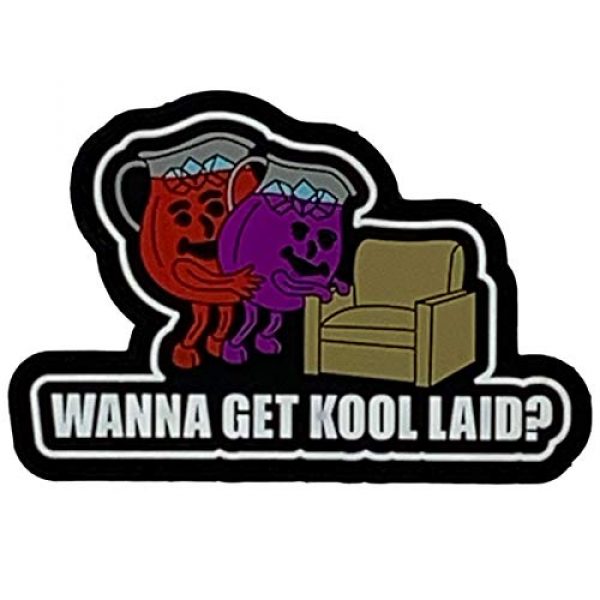 PatchOps Airsoft Morale Patch 1 PatchOps Wanna get Kool Laid PVC Tactical Morale Uniform Patch