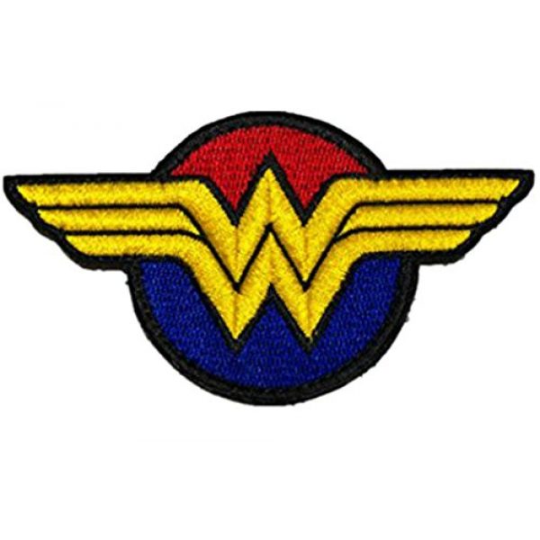 Embroidery Patch Airsoft Morale Patch 1 Wonder Woman Super Hero Tactical Military Embroidery Patch