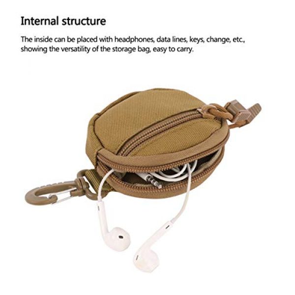 BREEZEY Tactical Pouch 5 BREEZEY Multifunction Hunting Molle Wallet Card Bag EDC Waterproof Card Key Change Pouch