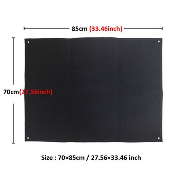 SOUTHYU Airsoft Morale Patch 3 SOUTHYU Tactical Military Combat Morale Patch Holder Display Panel Board Military Hook and Loop Patches Organizer Frame (33.46 x 27.56 inch)