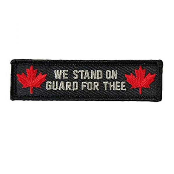 SOUTHYU Airsoft Morale Patch 5 SOUTHYU 3 Pieces Canada Flag Canadian Province Tactical Morale Patches Military Emblem Embroidered Badge Applique Hook and Loop Patch