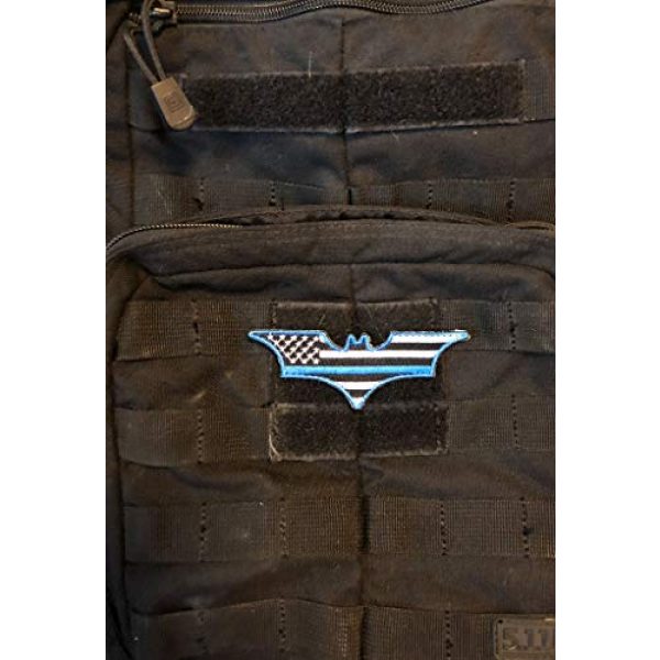 PakedDeals Airsoft Morale Patch 6 PakedDeals Thin Blue Line Morale Patch Hero Bundle Superman Batman Spider Man Tactical Accessories