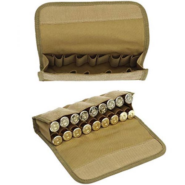 Livans Tactical Pouch 6 Livans Tactical Ammo Pouch, Cartridge Holder Molle Magazine Pouches Bullet Bag Shotgun Shell Holder Include U.S.A Flag Patch