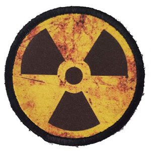 RedheadedTshirts Airsoft Morale Patch 1 Radiation Sign Nuclear Morale Patch -Made in The USA- Funny Tactical Military Army Patches Perfect for Your Plate Carrier Military Vest, hat, Backpack. Funny Patch by Redheadedtshirts!
