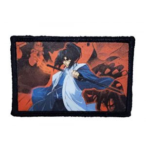 RedheadedTshirts Airsoft Morale Patch 1 Basilisk Kouga Gennosuke Morale Patch. Made in The USA! 2x3" Hook and Loop