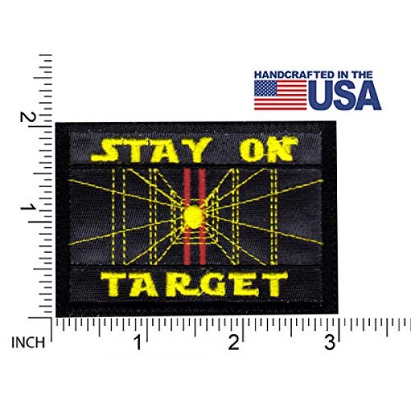 Tactical Patch Works Airsoft Morale Patch 2 Stay On Target Star Wars Inspired ArtPatch